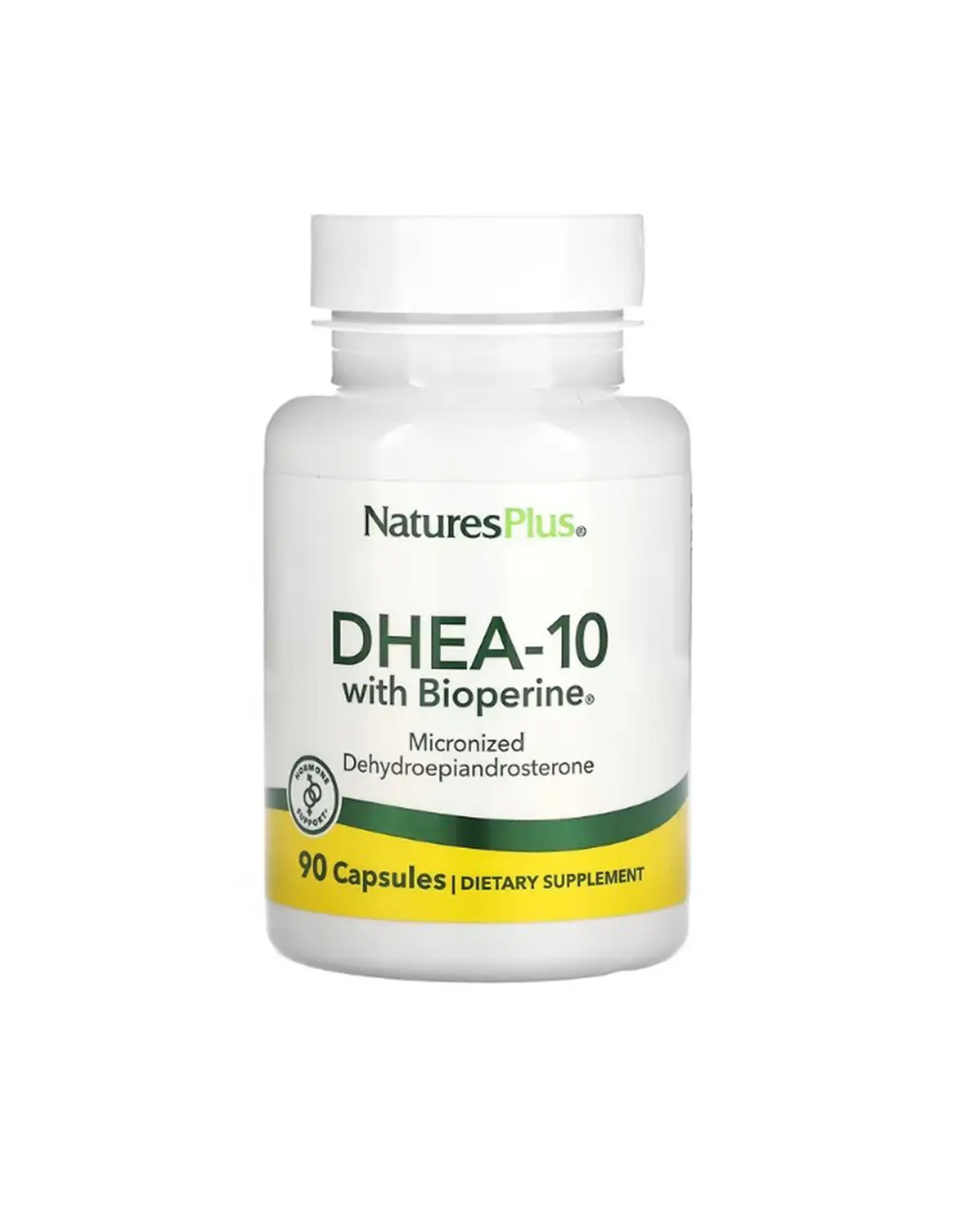 ДГЕА (DHEA) з біоперином 10 мг | 90 кап Natures Plus 20205307