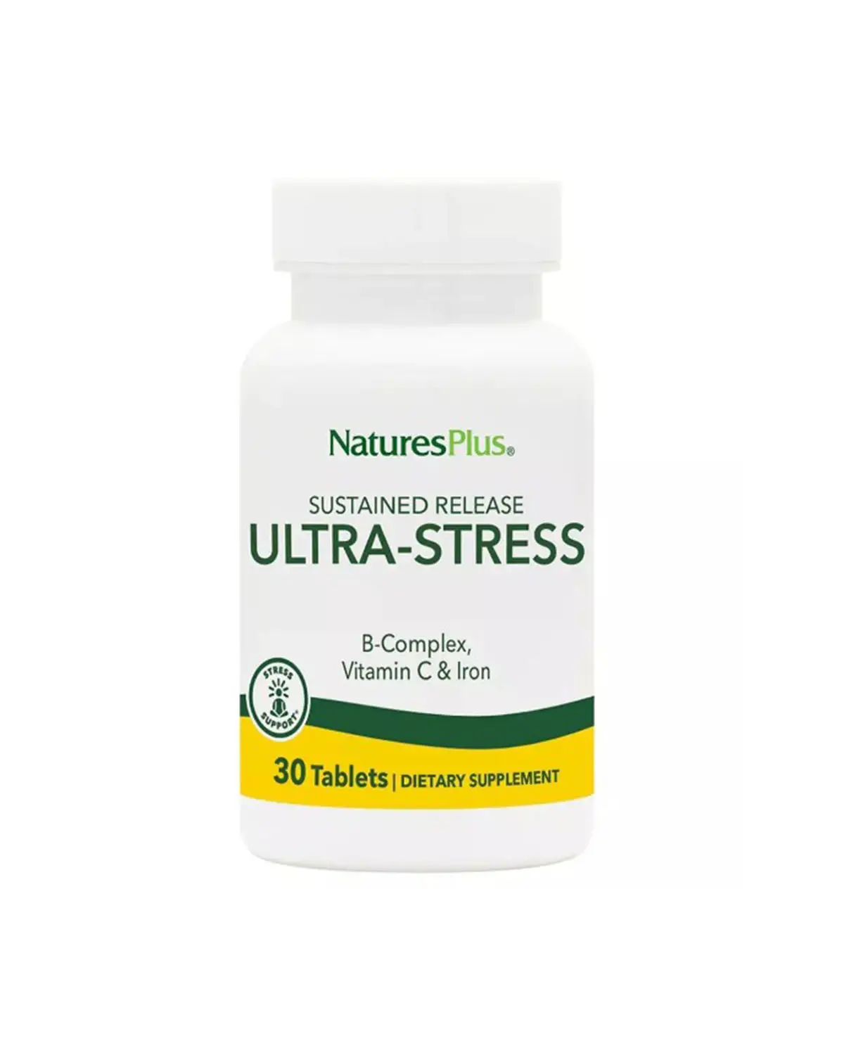 Комплекс для боротьби зі стресом із залізом | 30 таб Natures Plus 20205331