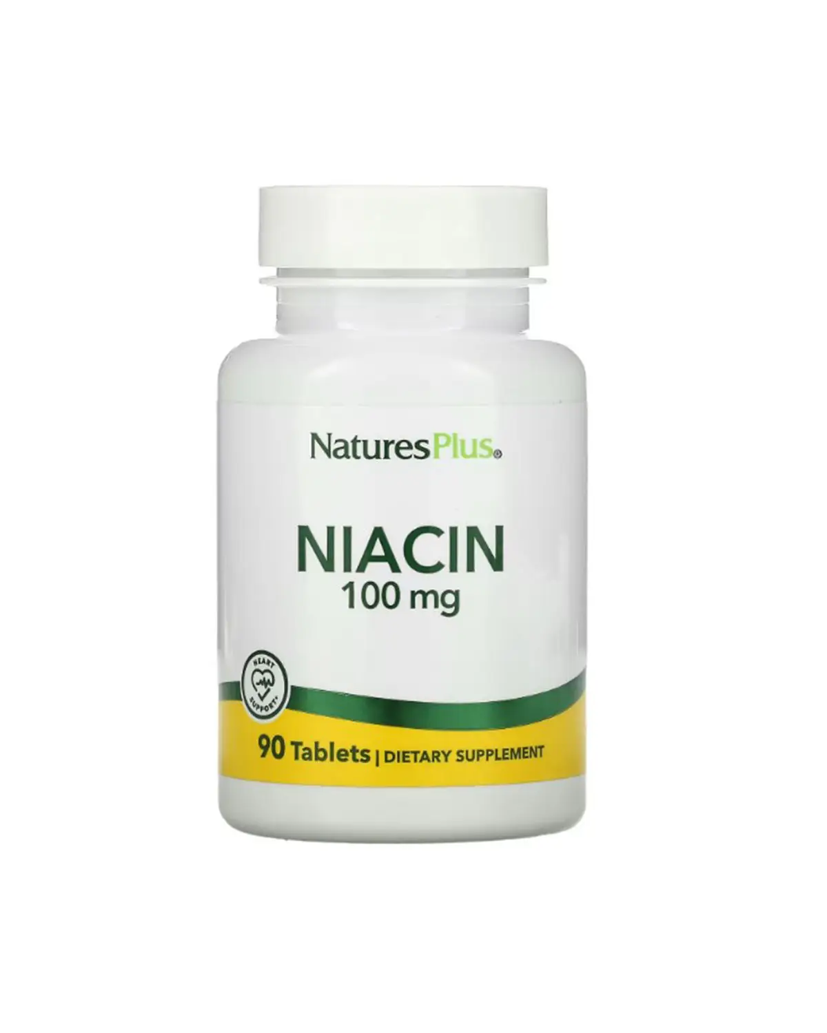 Витамин B3 Ниацин 100 мг | 90 таб Natures Plus 20205384