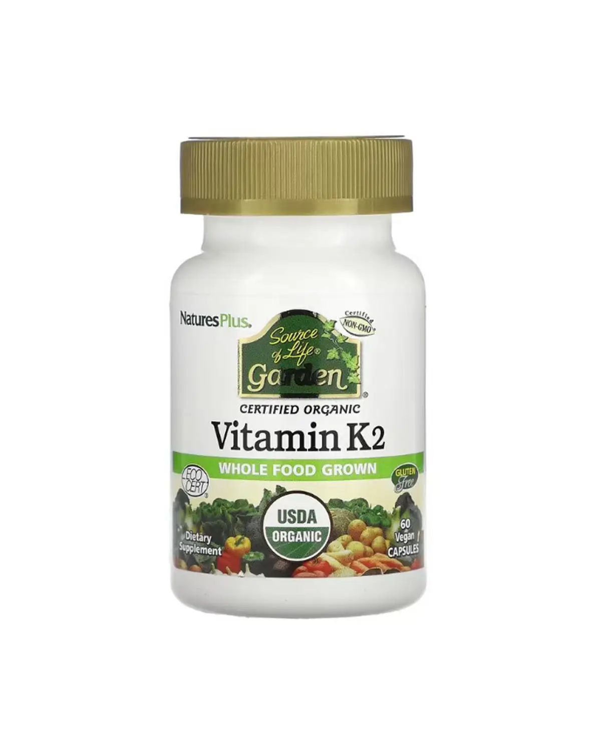 Вітамін K2 120 мкг органічний | 60 кап Natures Plus 20205390
