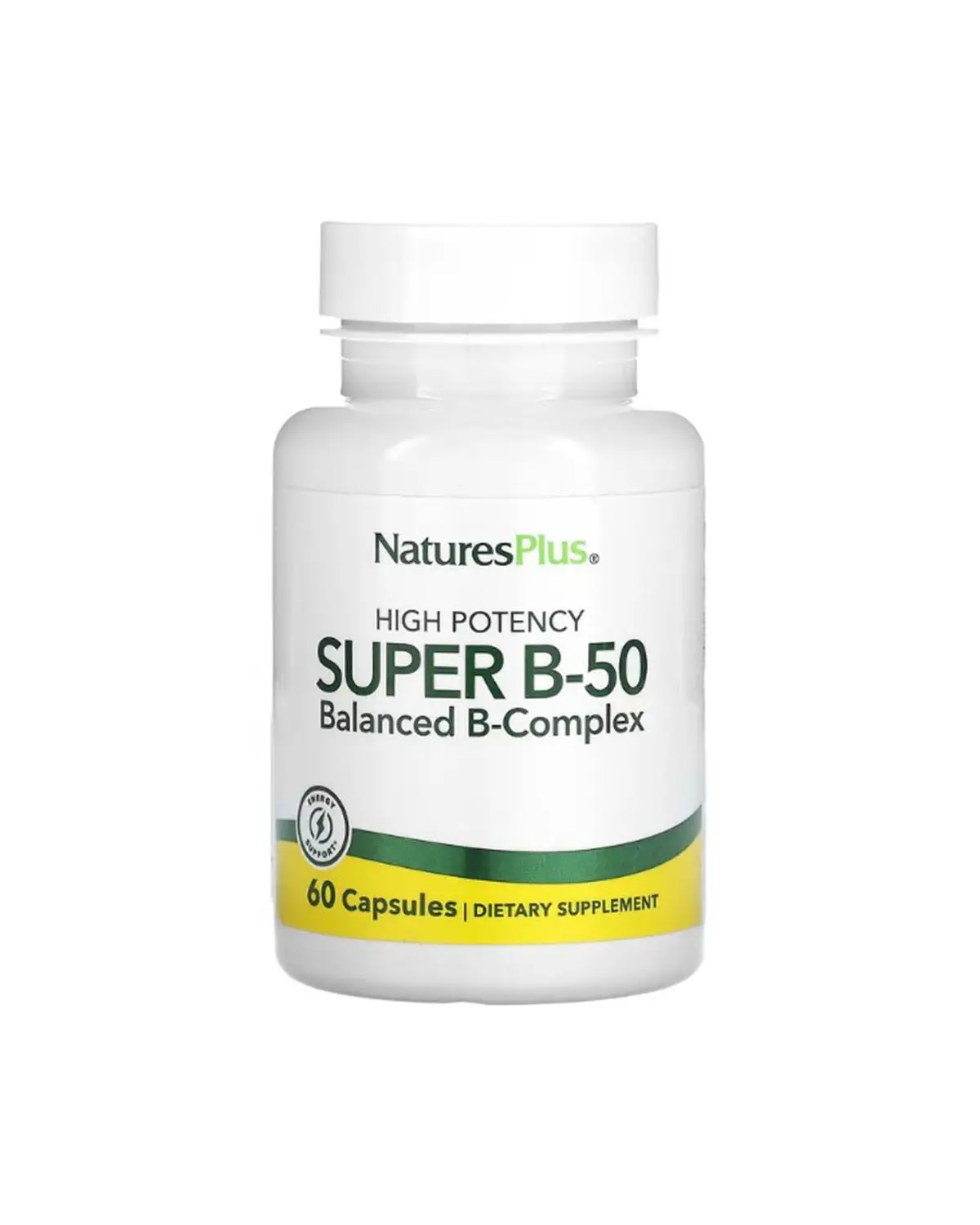Комплекс витаминов B | 60 кап Natures Plus 20205409