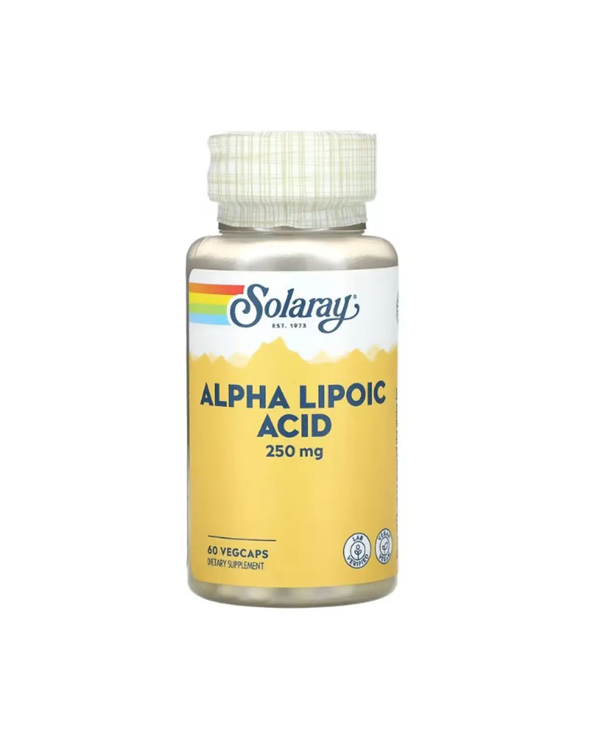Альфа-ліпоєва кислота 250 мг | 60 кап Solaray 20205434
