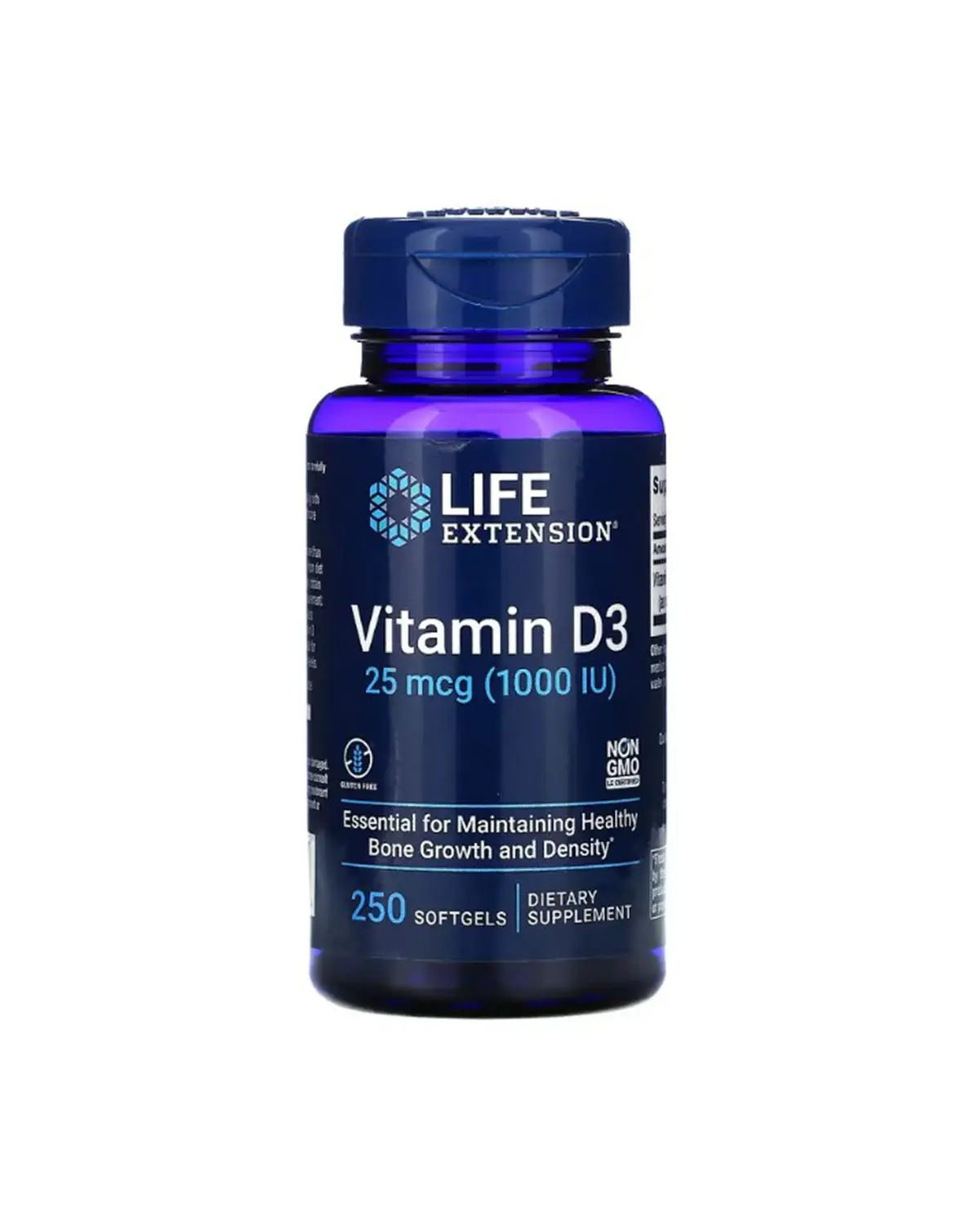 Вітамін D3 1000 МО | 250 кап Life Extension 20205437
