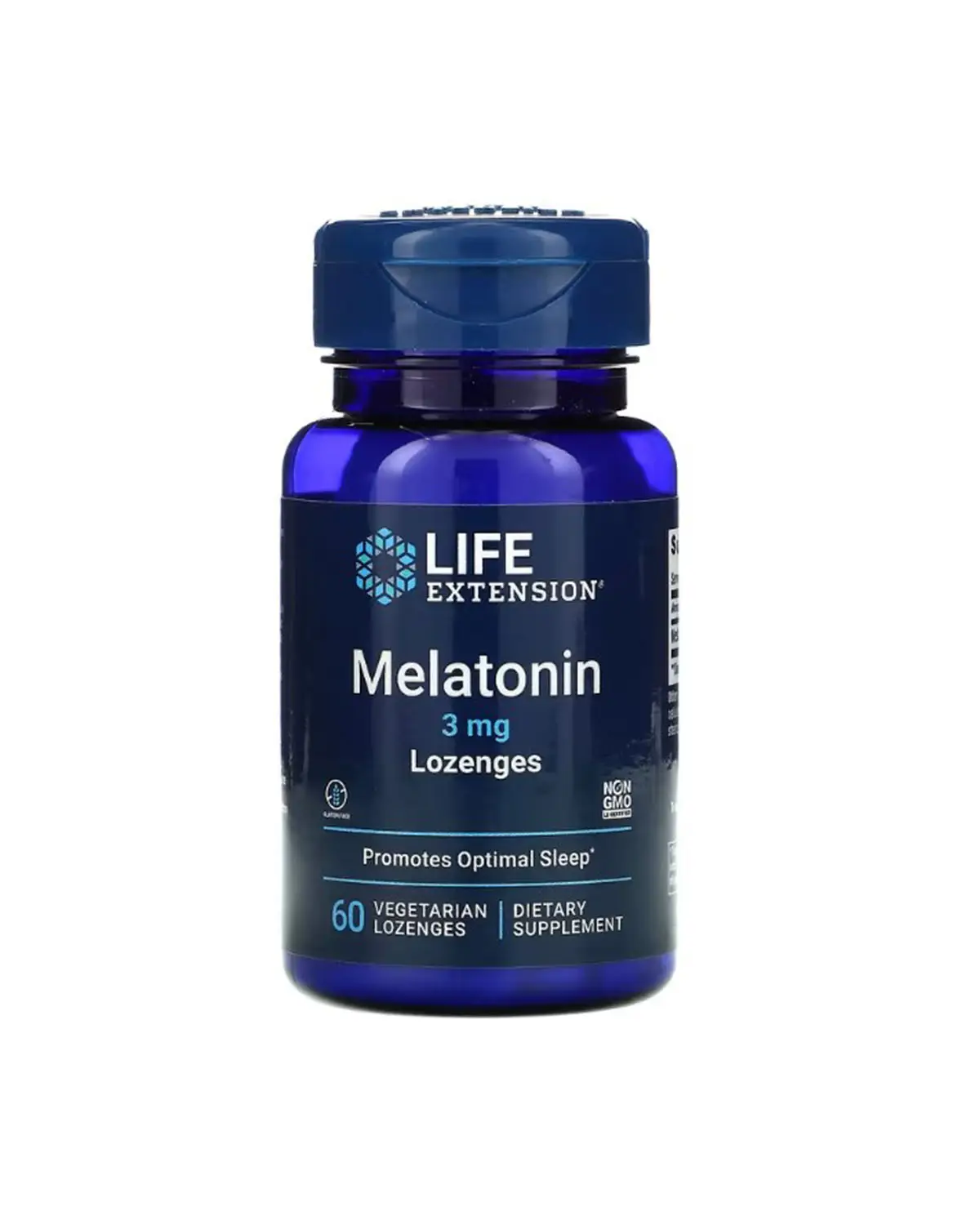 Мелатонін 3 мг | 60 льодяників Life Extension 20205440