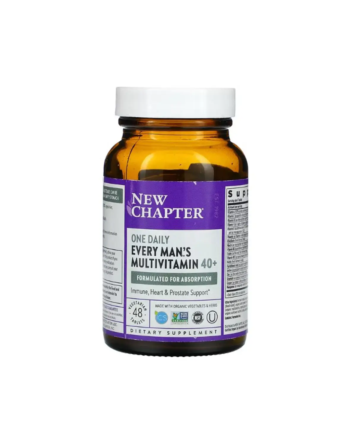 Мультивитамины для мужчин 40+ | 48 таб New Chapter 20205470