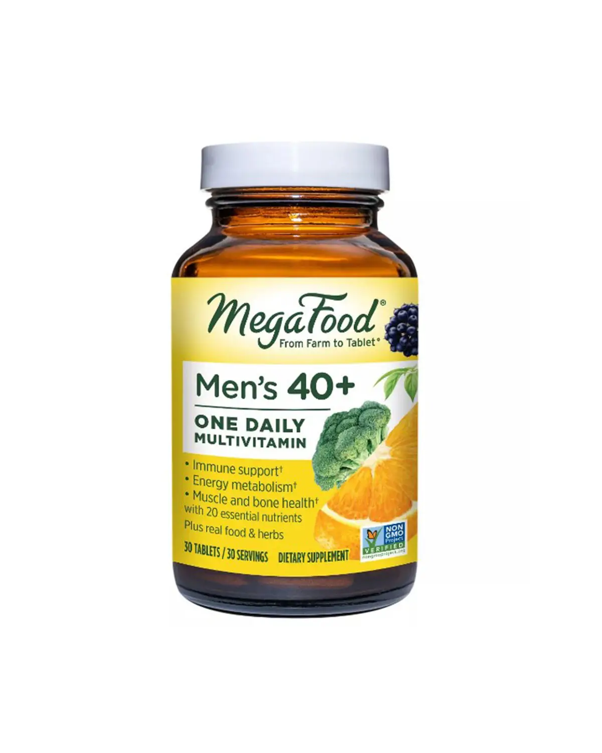 Мультивітаміни для чоловіків 40+ | 30 таб MegaFood 20205524