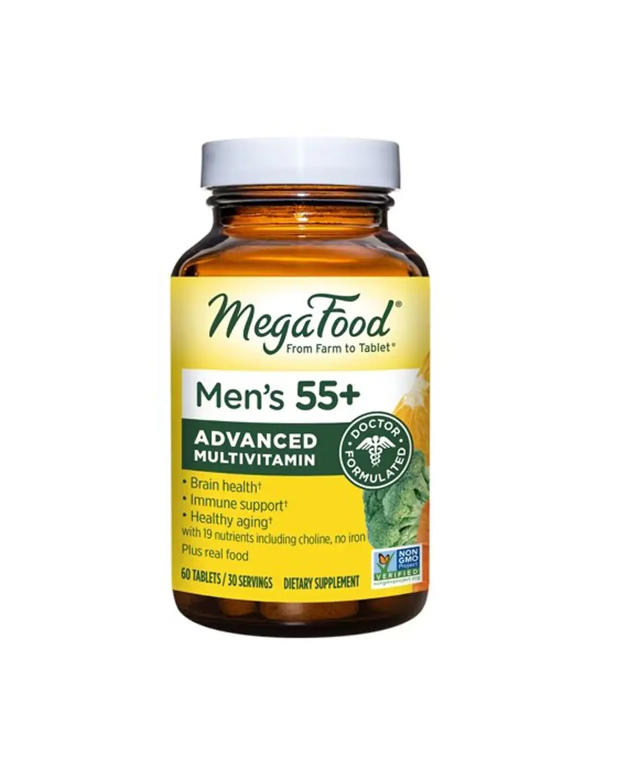 Мультивитамины для мужчин 55+ | 60 таб MegaFood 20205529
