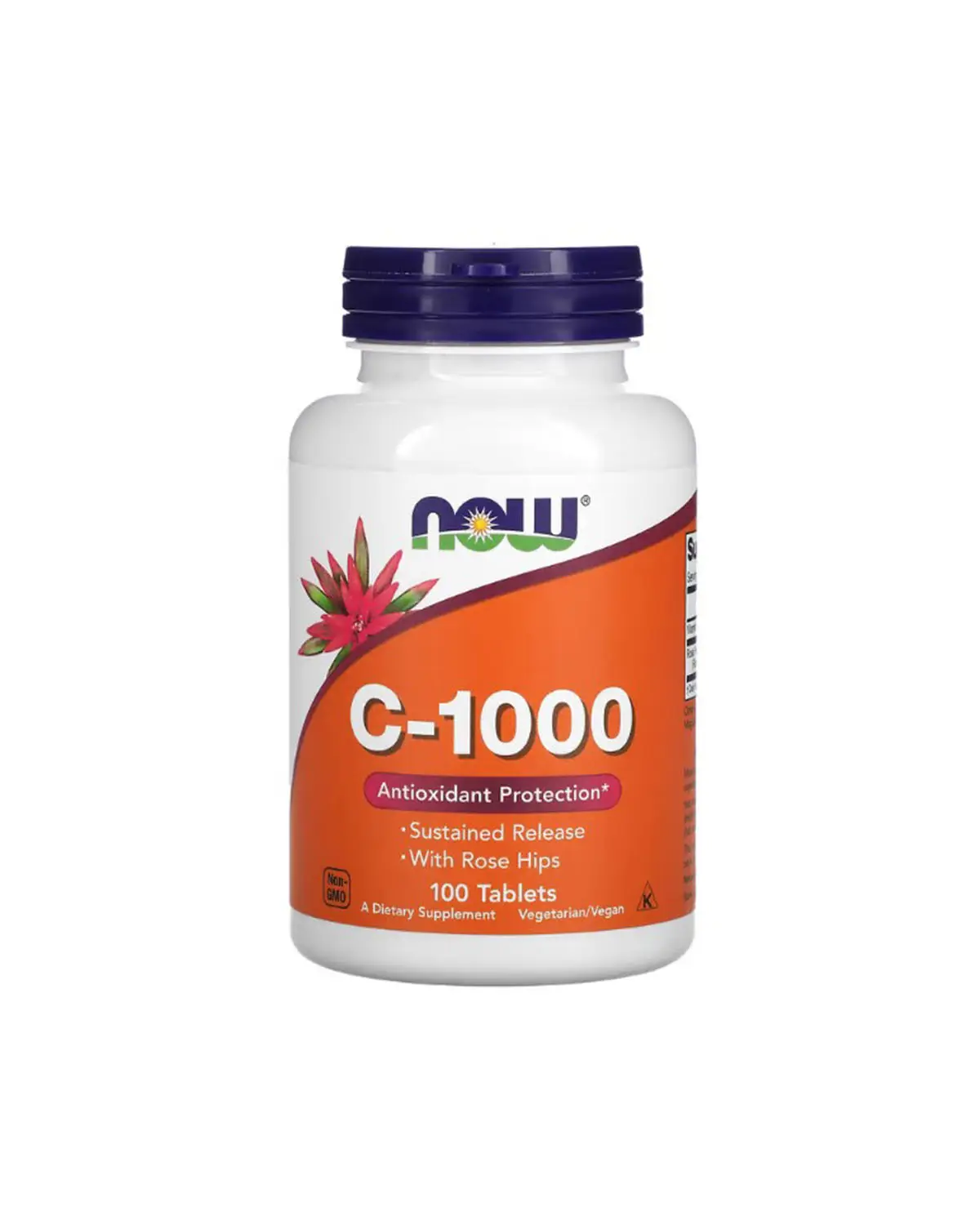 Вітамін C-1000 з шипшиною | 100 таб Now Foods 20205568