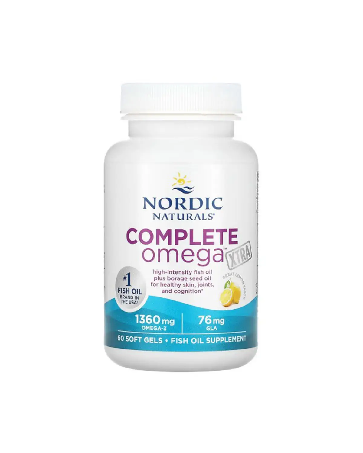 Комплекс Омега экстра с лимонным вкусом - 60 кап Nordic Naturals 20205571