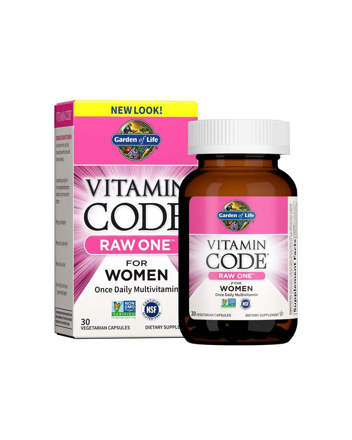 Мультивитамины для женщин сырые | 30 кап Garden of Life 20205602