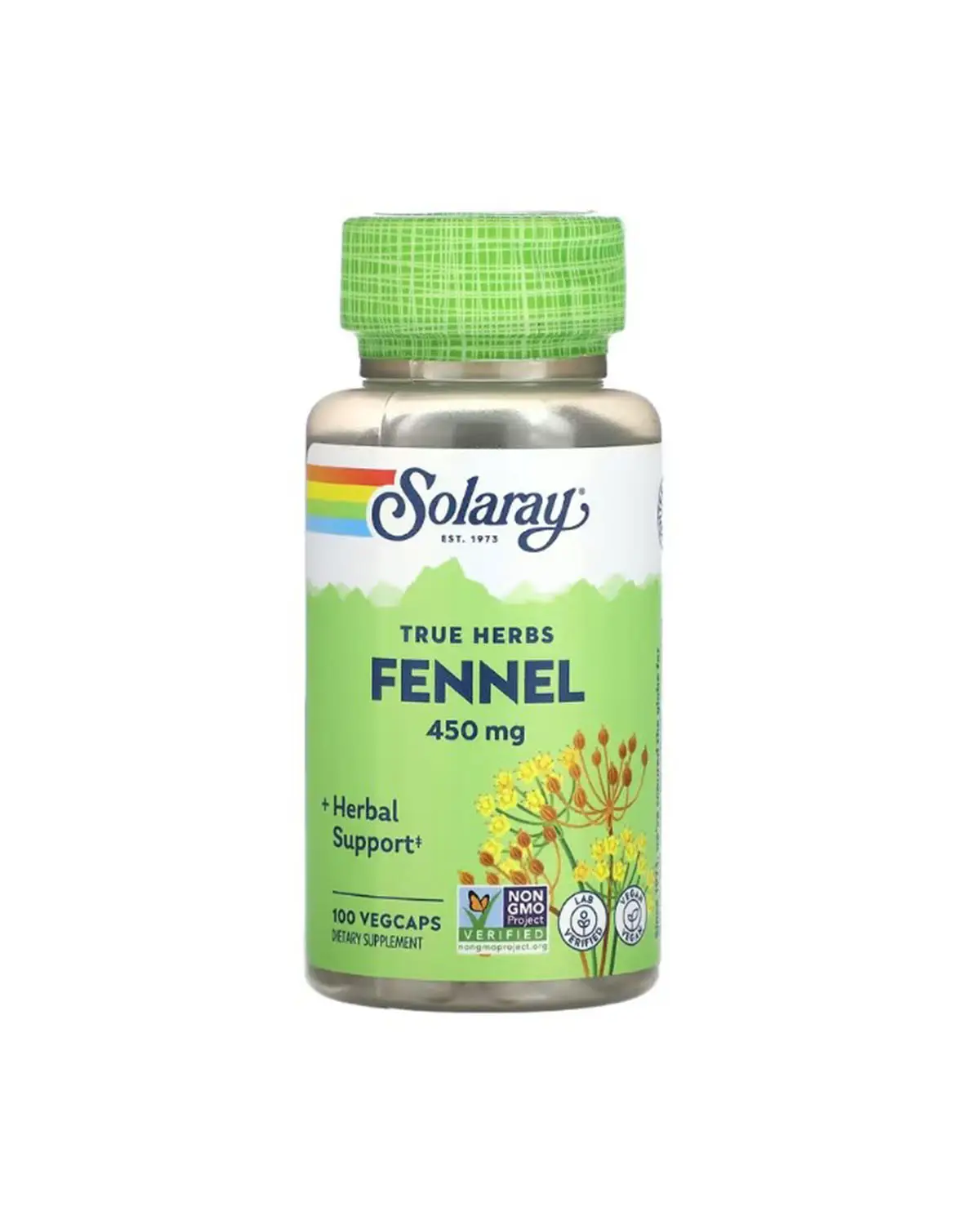 Фенхель 450 мг | 100 кап Solaray 20205640