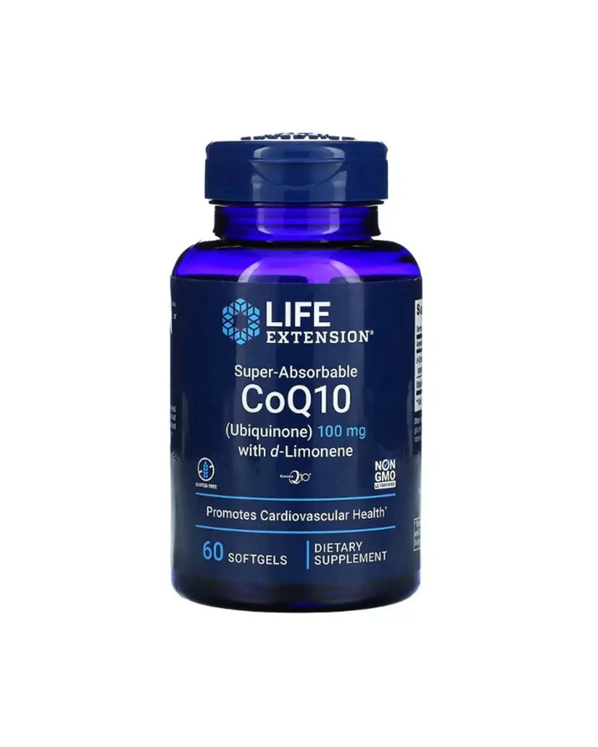 Высокоусваиваемый коэнзим Q10 100 мг | 60 кап Life Extension 20205662