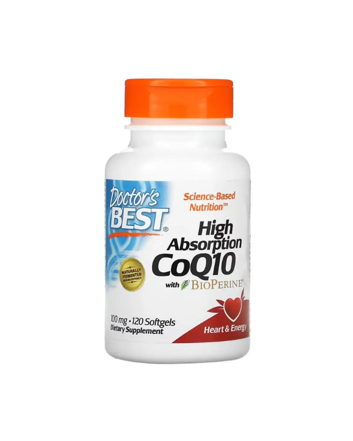 Коэнзим Q-10 с биоперином 100 мг | 120 кап Doctor's Best 20205687