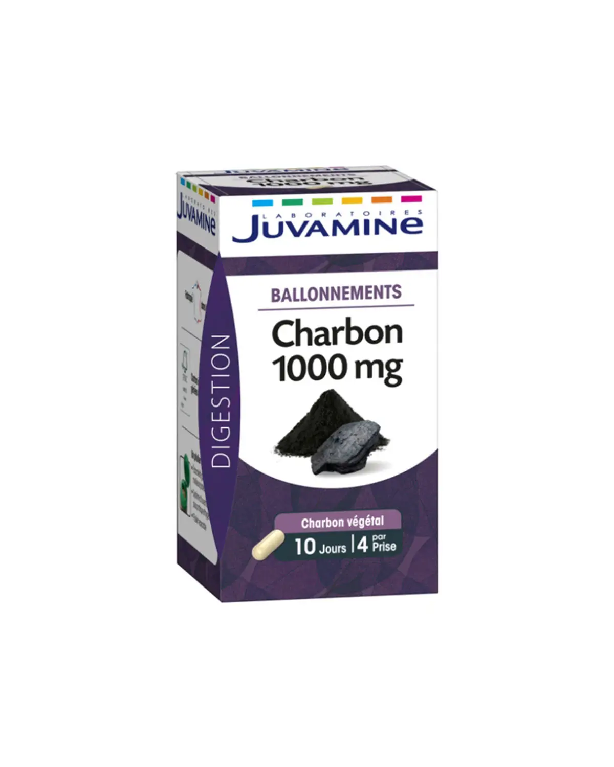 Активированный уголь 1000 мг | 40 кап Juvamine 20205731