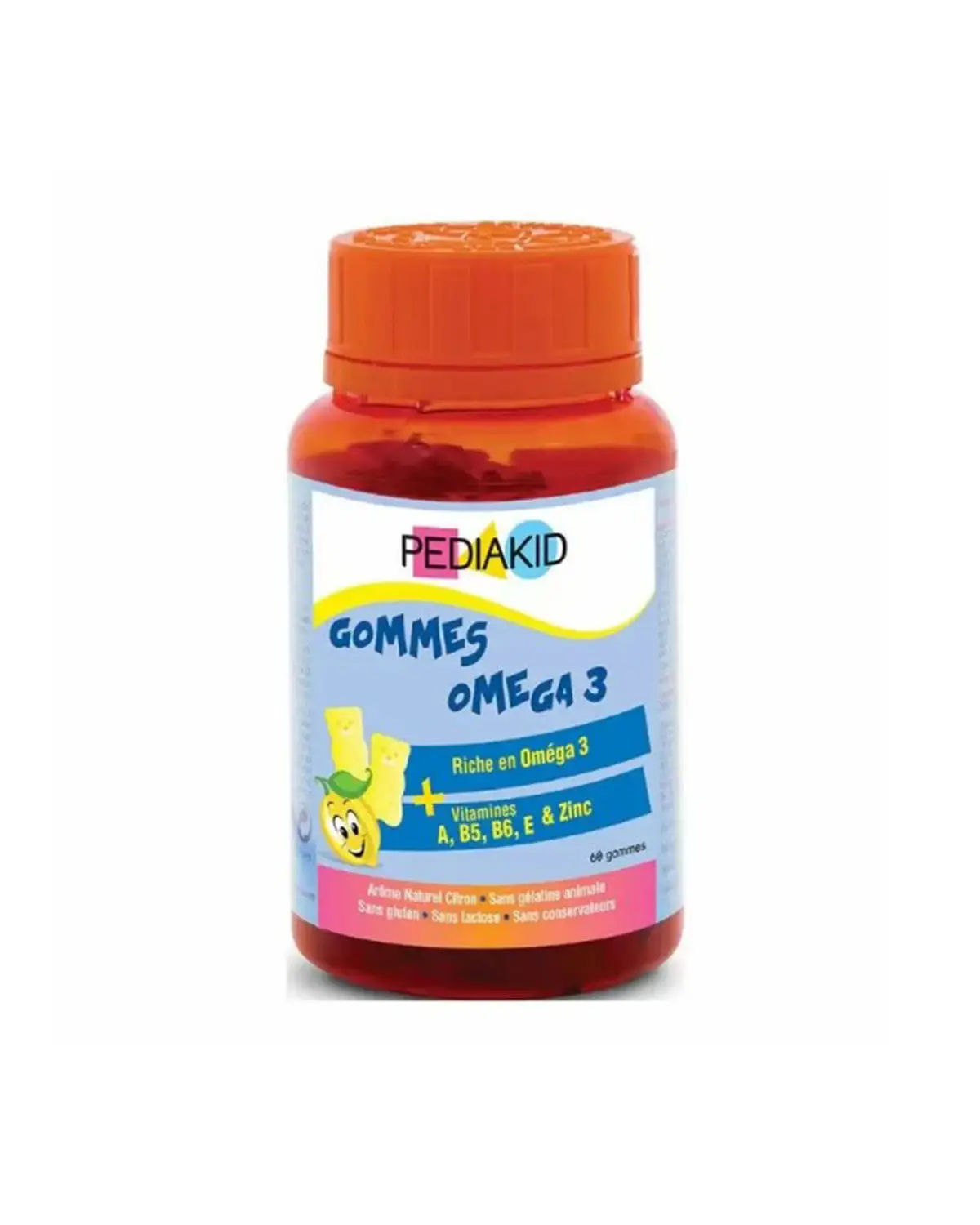 Омега- 3 для детей | 60 жев конфет Pediakid 20205840