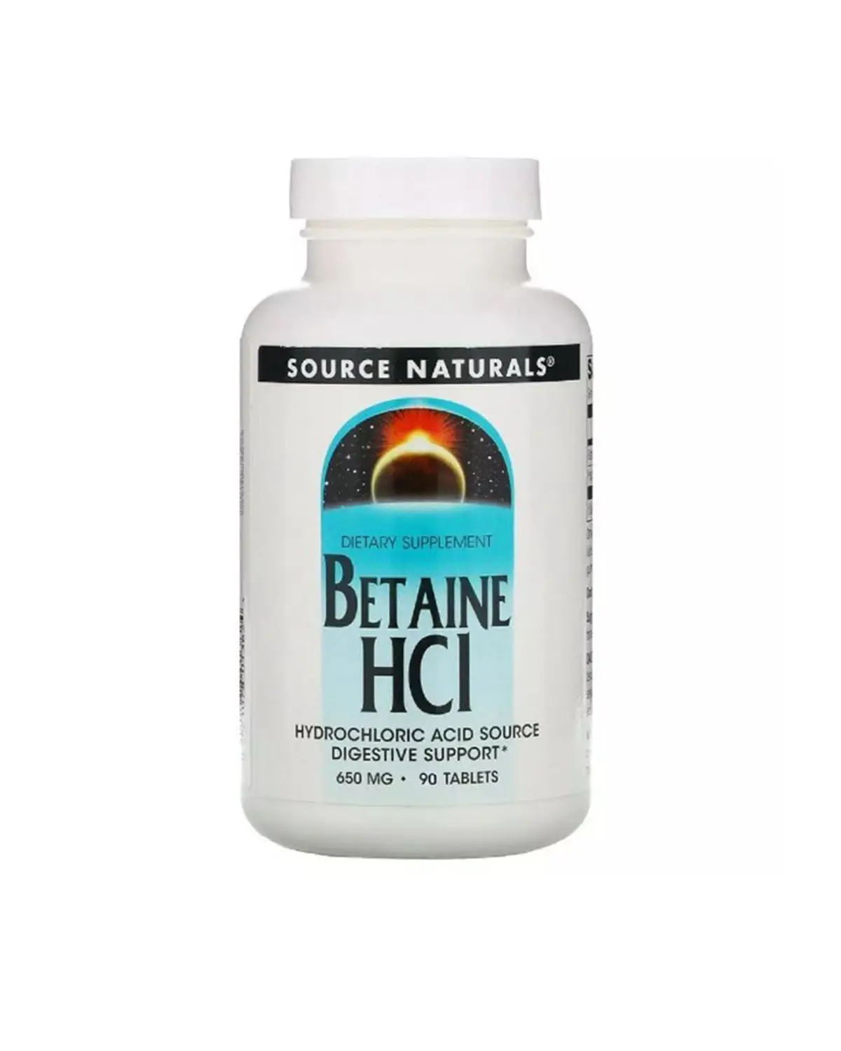 Бетаин HCI 650 мг | 90 таб Source Naturals 20206204