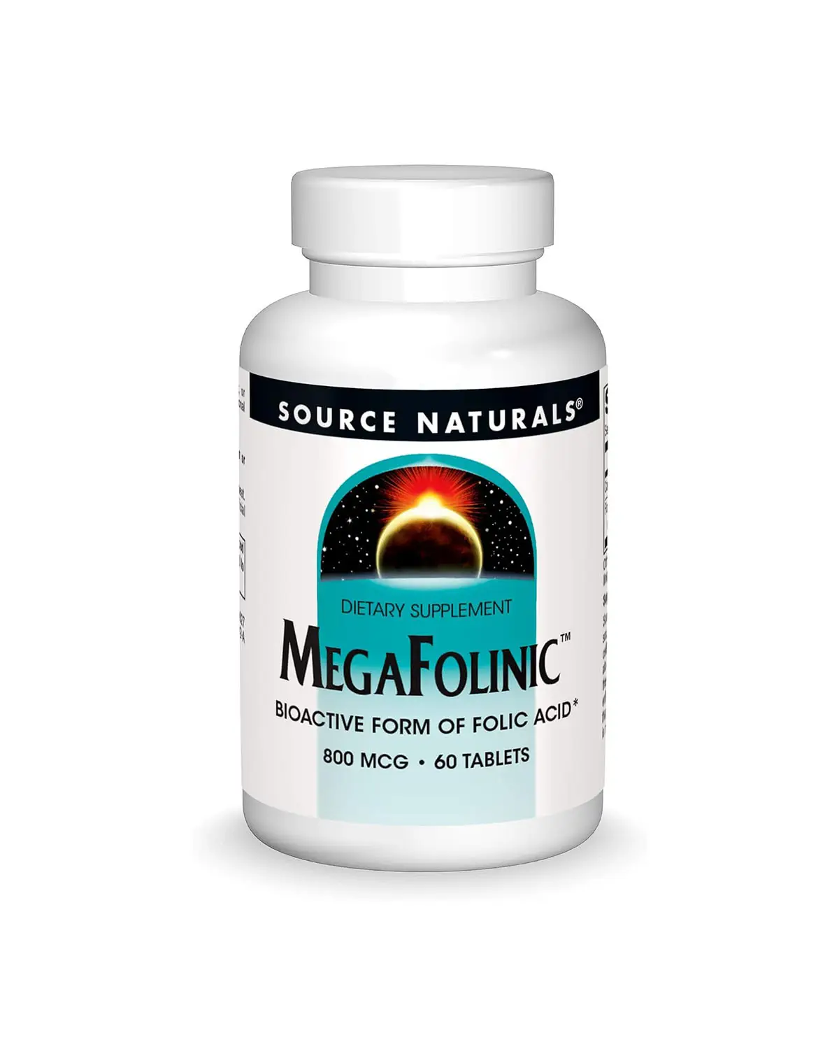 Фолієва кислота (В9) 800 мкг | 60 таб Source Naturals 20206206