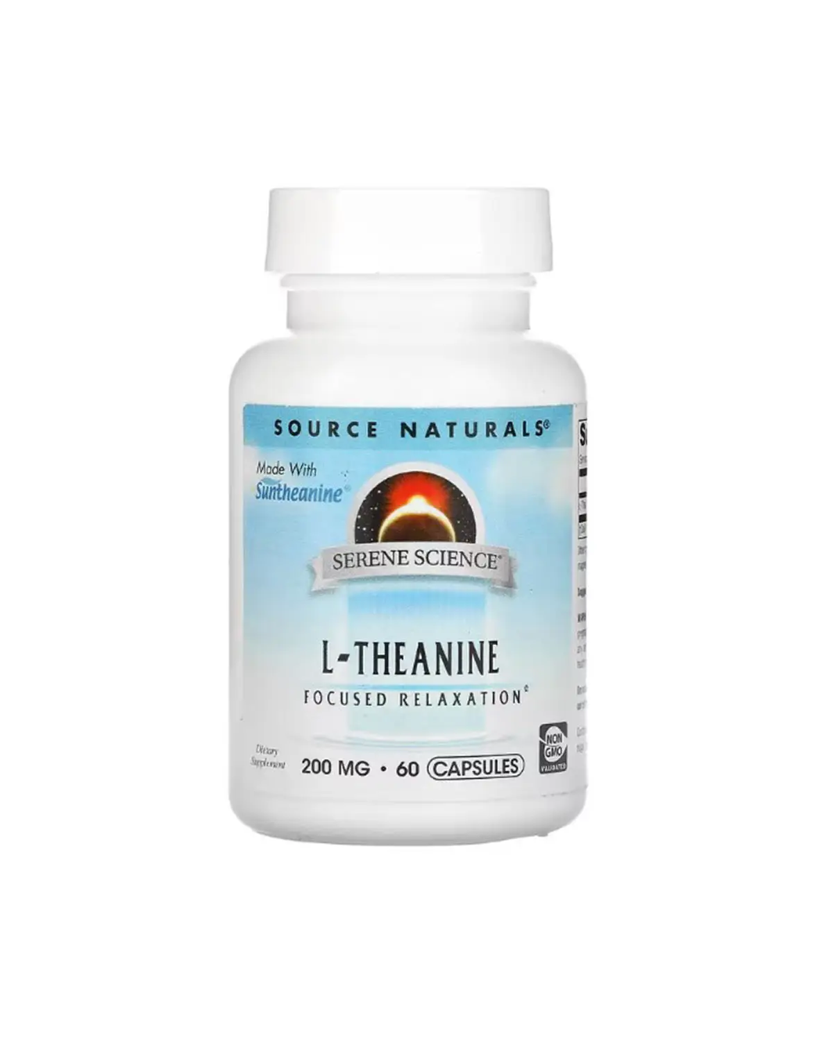 L-Теанін подвійна сила 200 мг - 60 кап Source Naturals 20206222