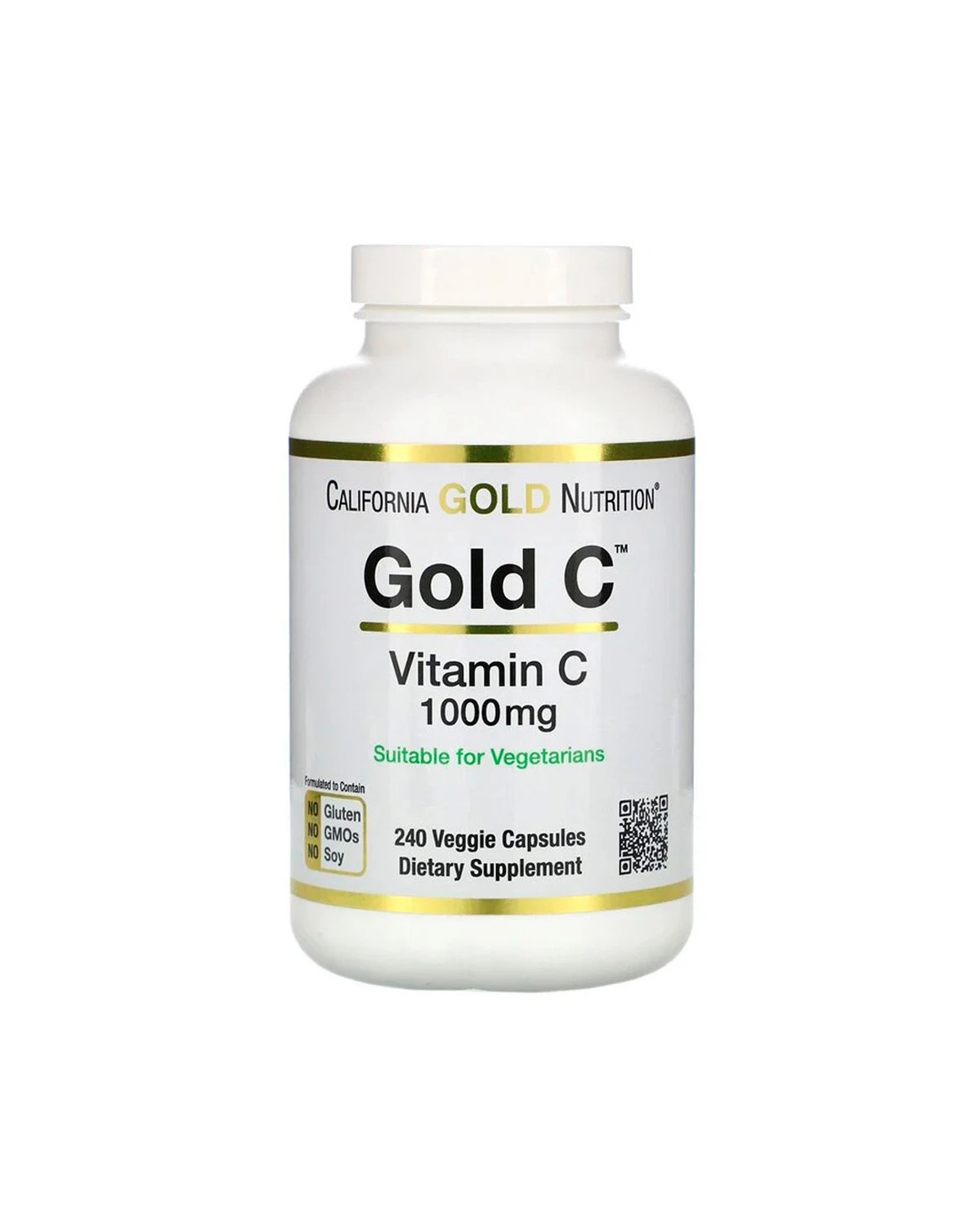 Витамин C - 240 кап California Gold Nutrition 20206756