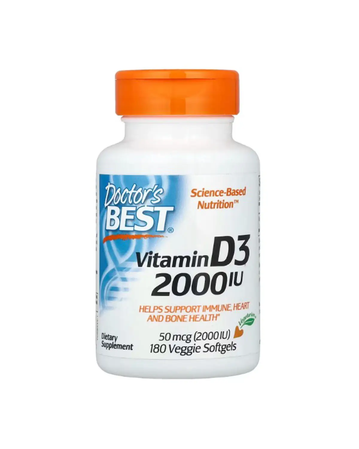 Витамин D3 2000 МЕ - 180 кап Doctor's Best 20206832