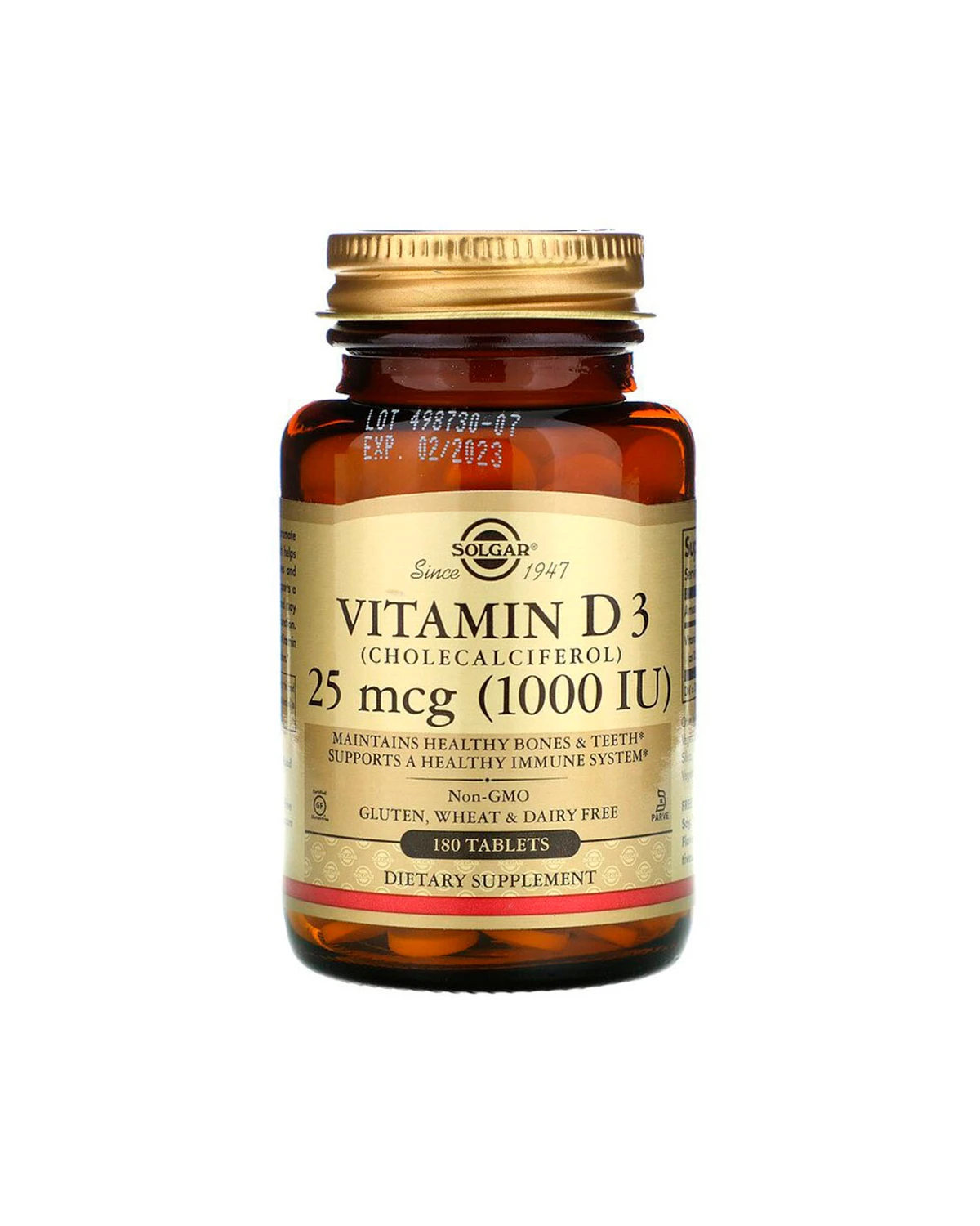 Витамин D3 1000 МЕ | 180 таб Solgar 20300061