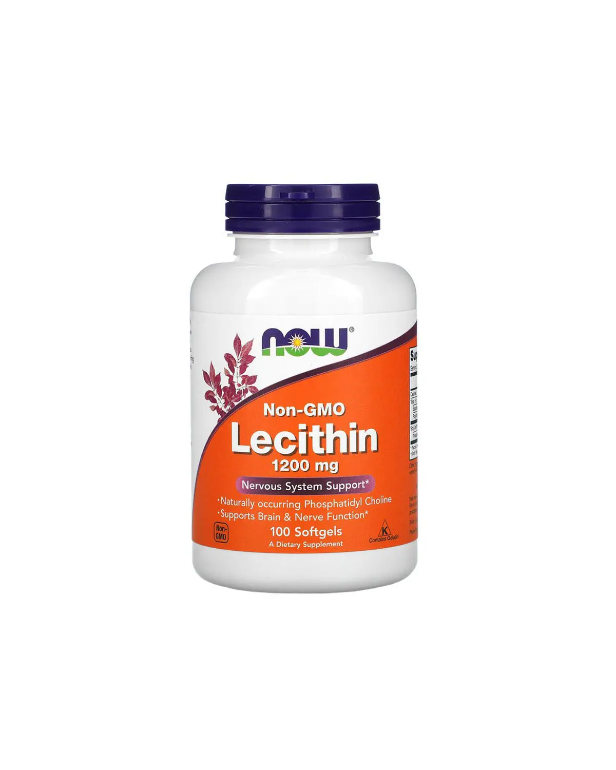 Лецитин 1200 мг | 100 кап Now Foods 20300120