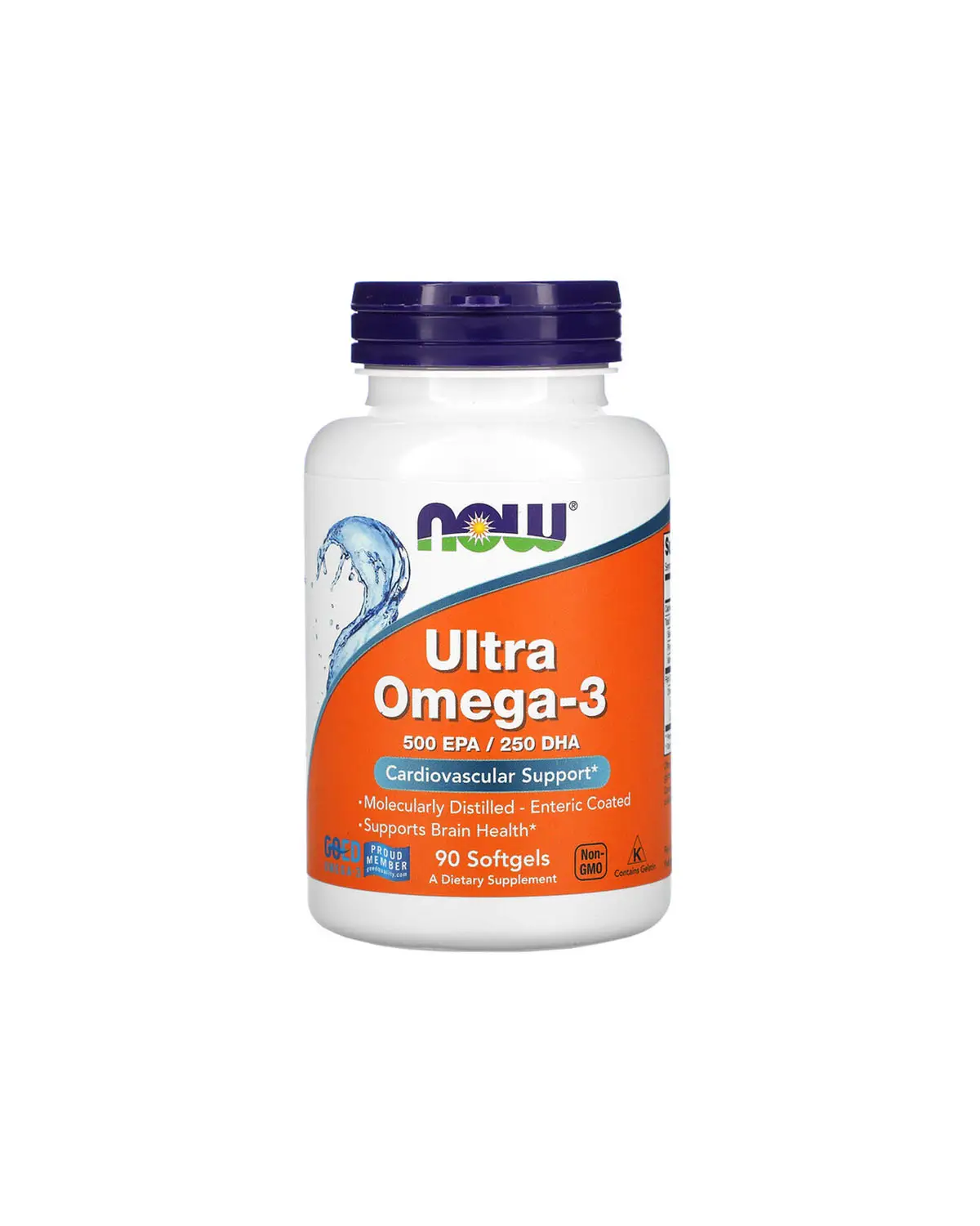 Ультра Омега-3 750 мг - 90 кап Now Foods 20300125
