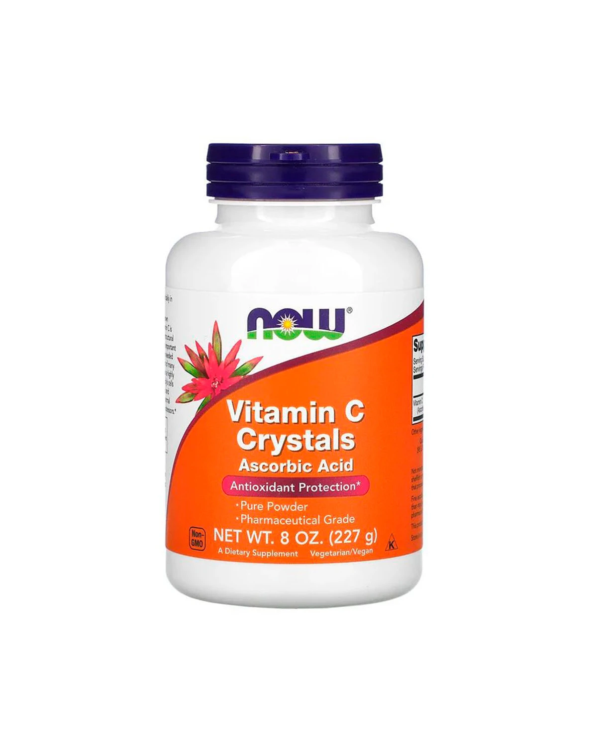 Витамин C кристаллы - 227 г Now Foods 20300174