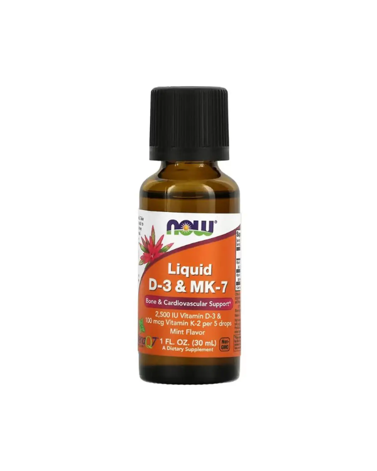 Вітамін D3 і К2 (МК-7) - 30 мл Now Foods 20300415