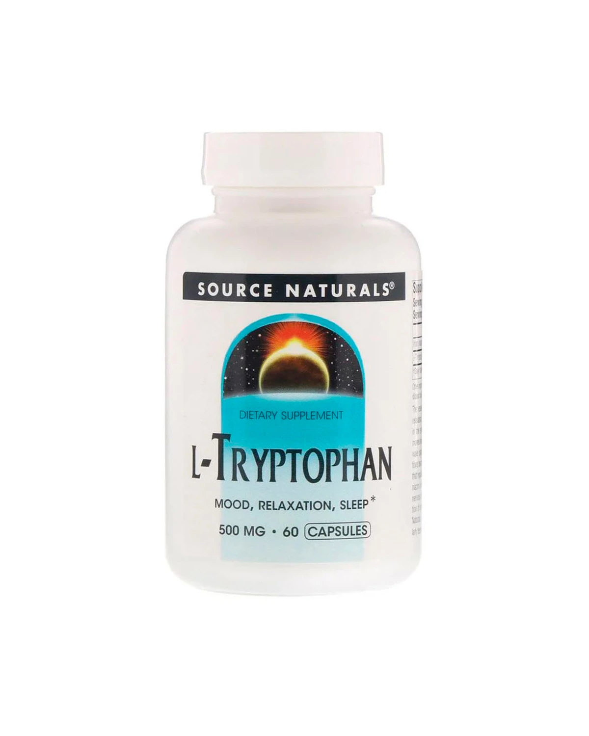 L-триптофан 500 мг - 60 кап Source Naturals 20300432
