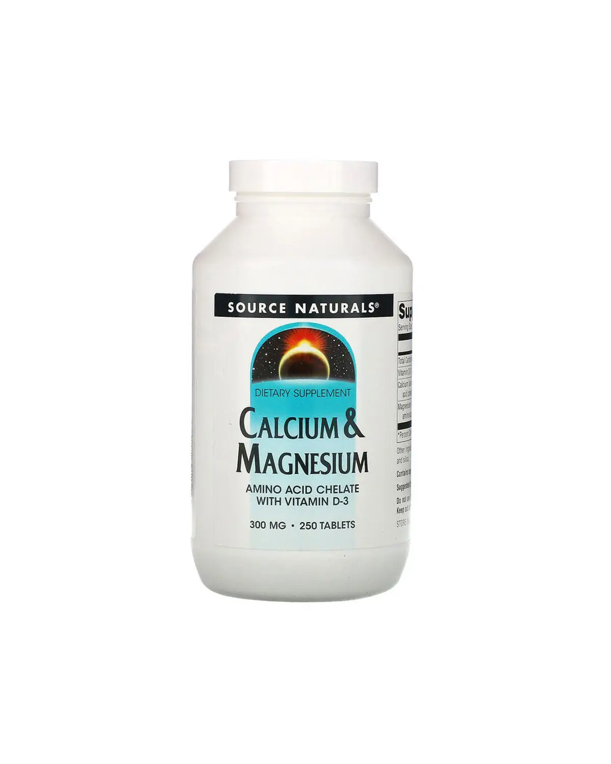 Кальцій і магній 300 мг - 250 таб Source Naturals 20300433