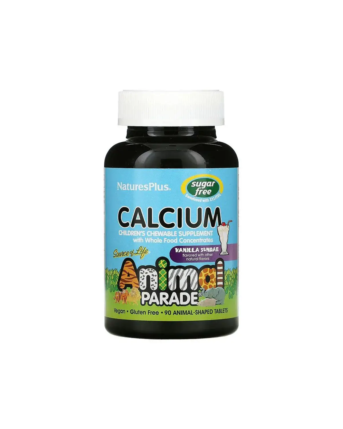 Кальций для детей без сахара - 90 жев таб Nature's Plus 20300554