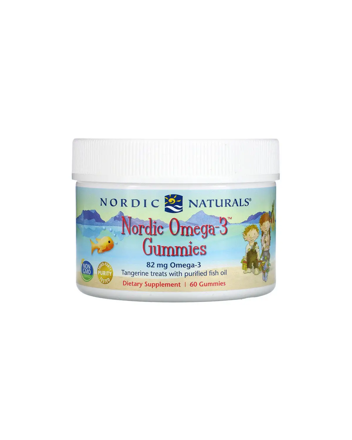 Омега-3 ДГК для детей 82 мг - 60 жев конфет Nordic Naturals 20300572