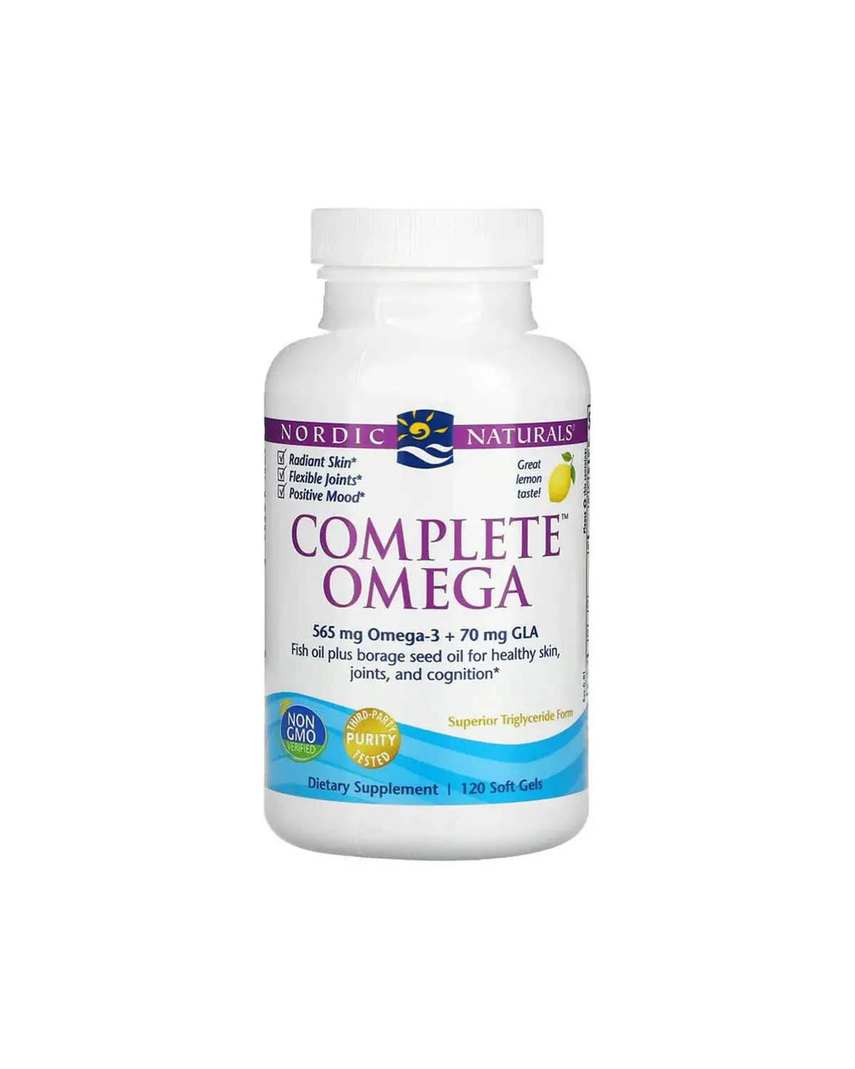 Омега 3-6-9 зі смаком лимона - 120 кап Nordic Naturals 20300573