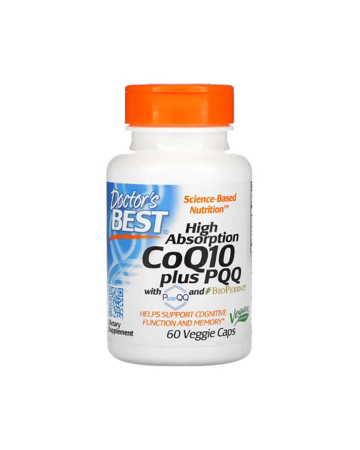 Коензим Q10 + PQQ (В14) - 60 кап Doctor's Best 20301132