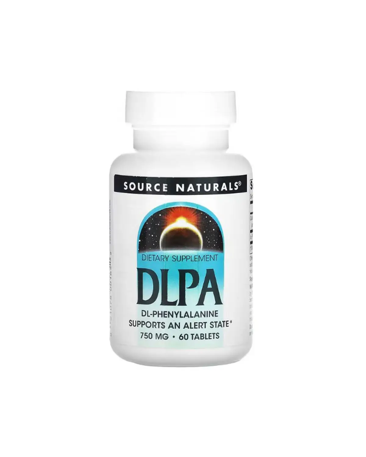 DLPA (фенілаланін) 750 мг - 60 таб Source Naturals 20301171