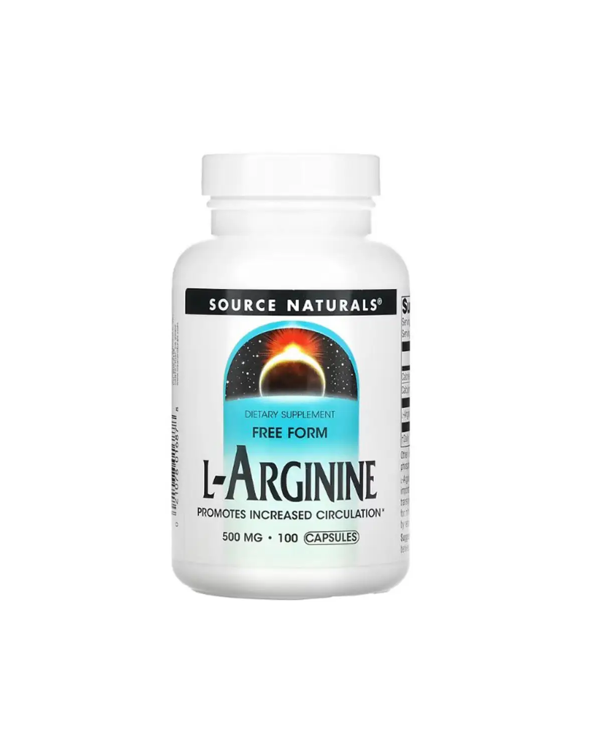L-Аргінін 500 мг - 100 кап Source Naturals 20301174