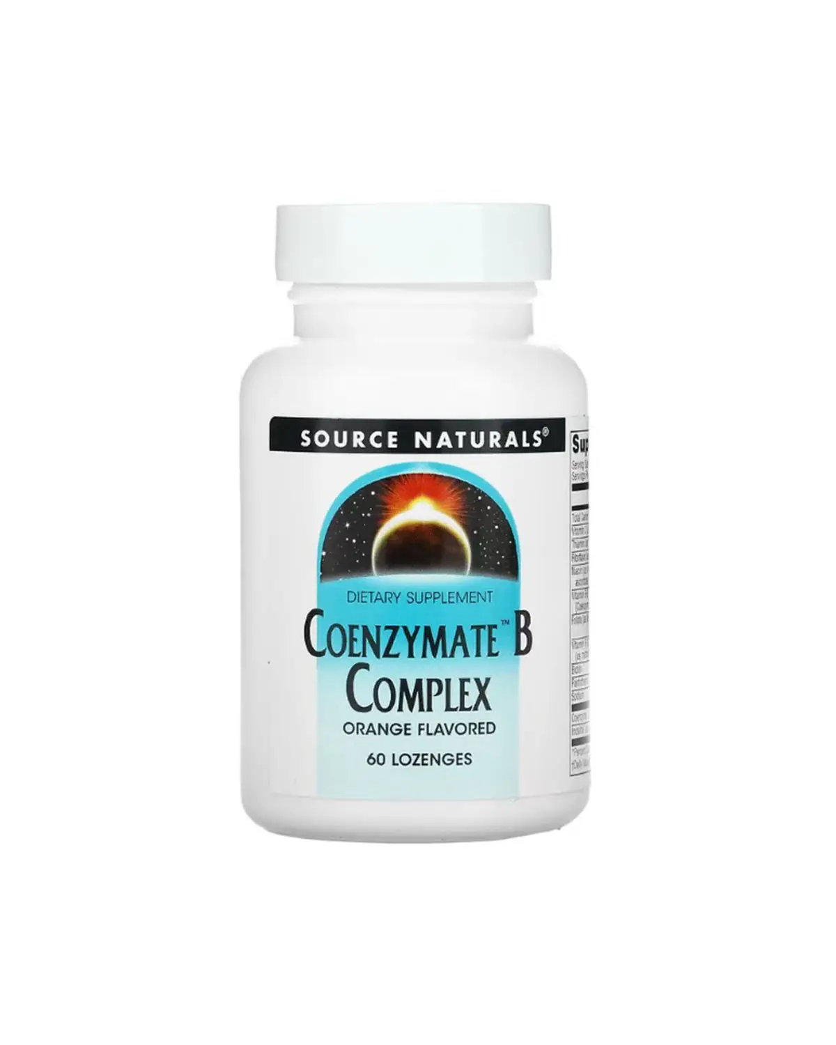 Коэнзим В-комплекс вкус апельсина - 60 таб для рассасывания Source Naturals 20301184