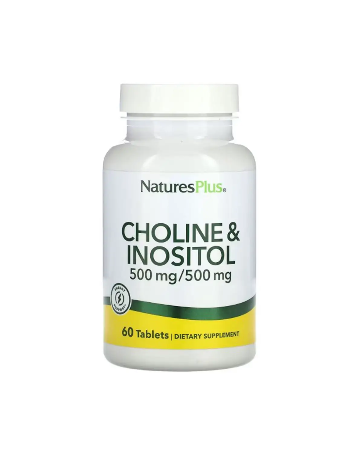 Холін та інозитол 500/500 мг - 60 таб Nature's Plus 20301280