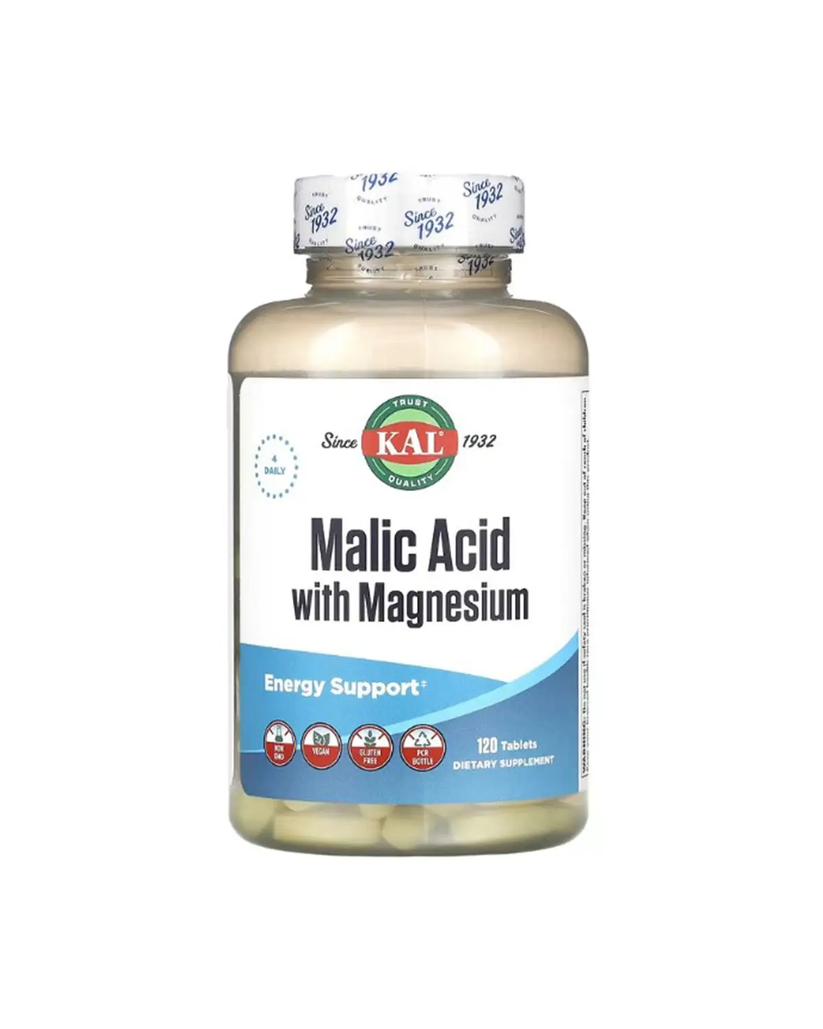 Яблочная кислота с магнием - 120 таб KAL 20301368