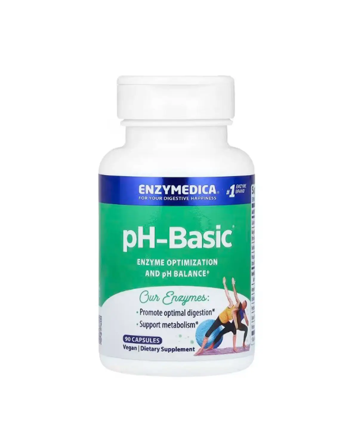 Ферменты для поддержания pH баланса - 90 кап Enzymedica 20301384