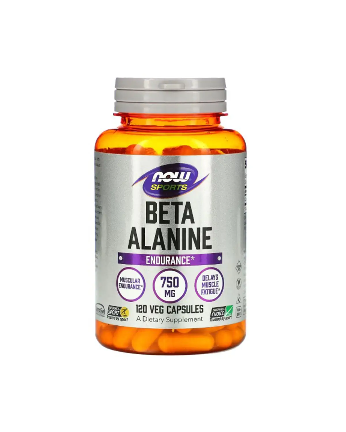 Бета-аланін 750 мг - 120 кап Now Foods 20301425