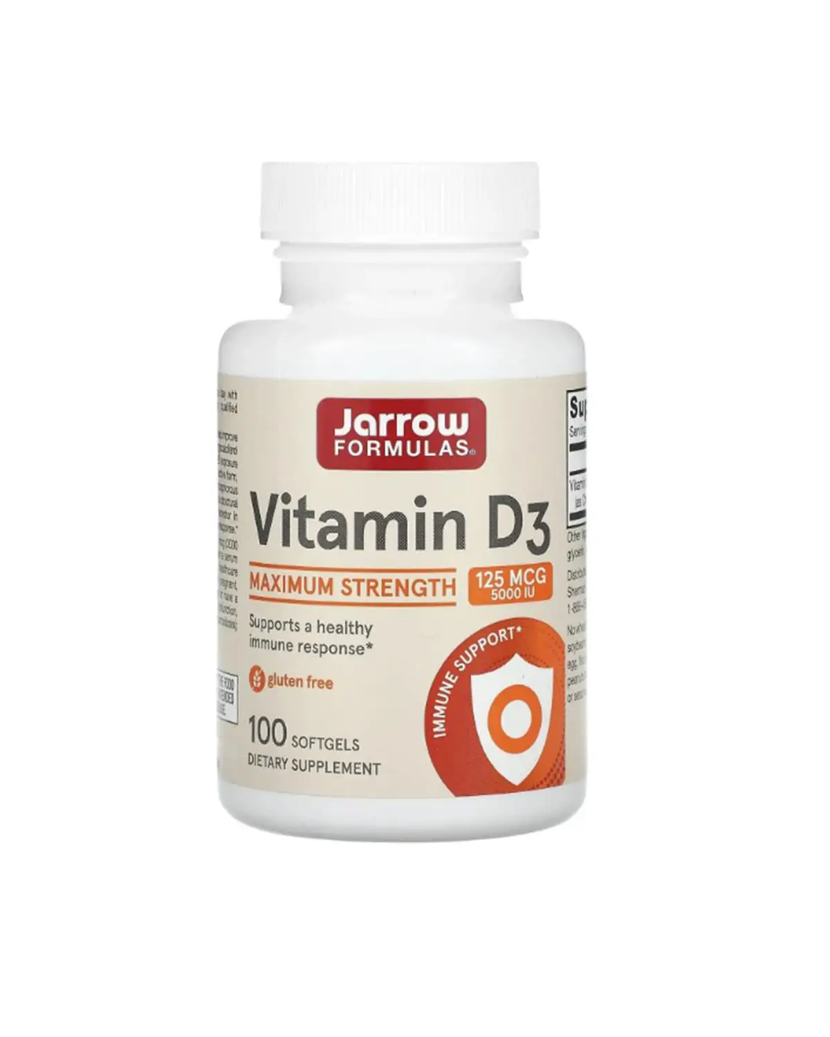 Вітамін D3 5000 МО - 100 кап Jarrow Formulas 20301449