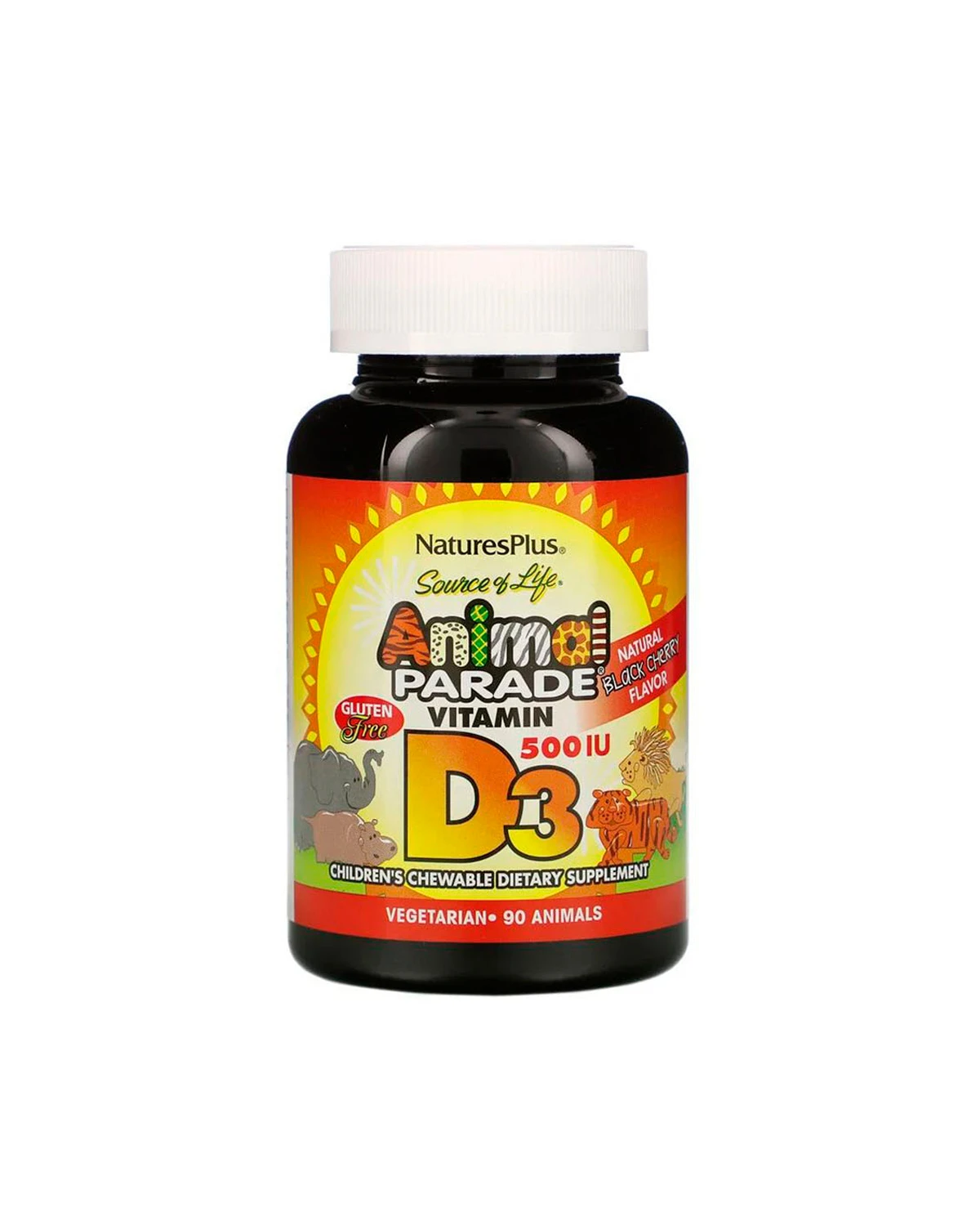 Витамин D3 500 МЕ - 90 таб Nature's Plus 20301540
