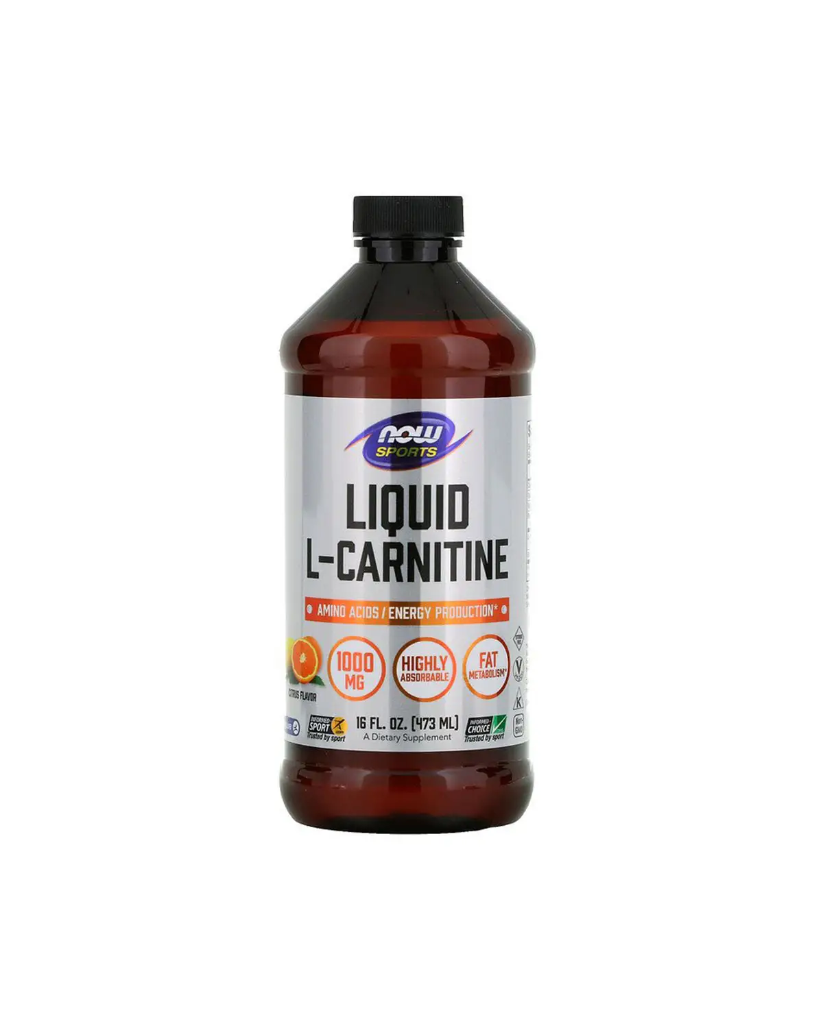 L-Карнітин рідкий 1000 мг - 473 мл Now Foods 20301659