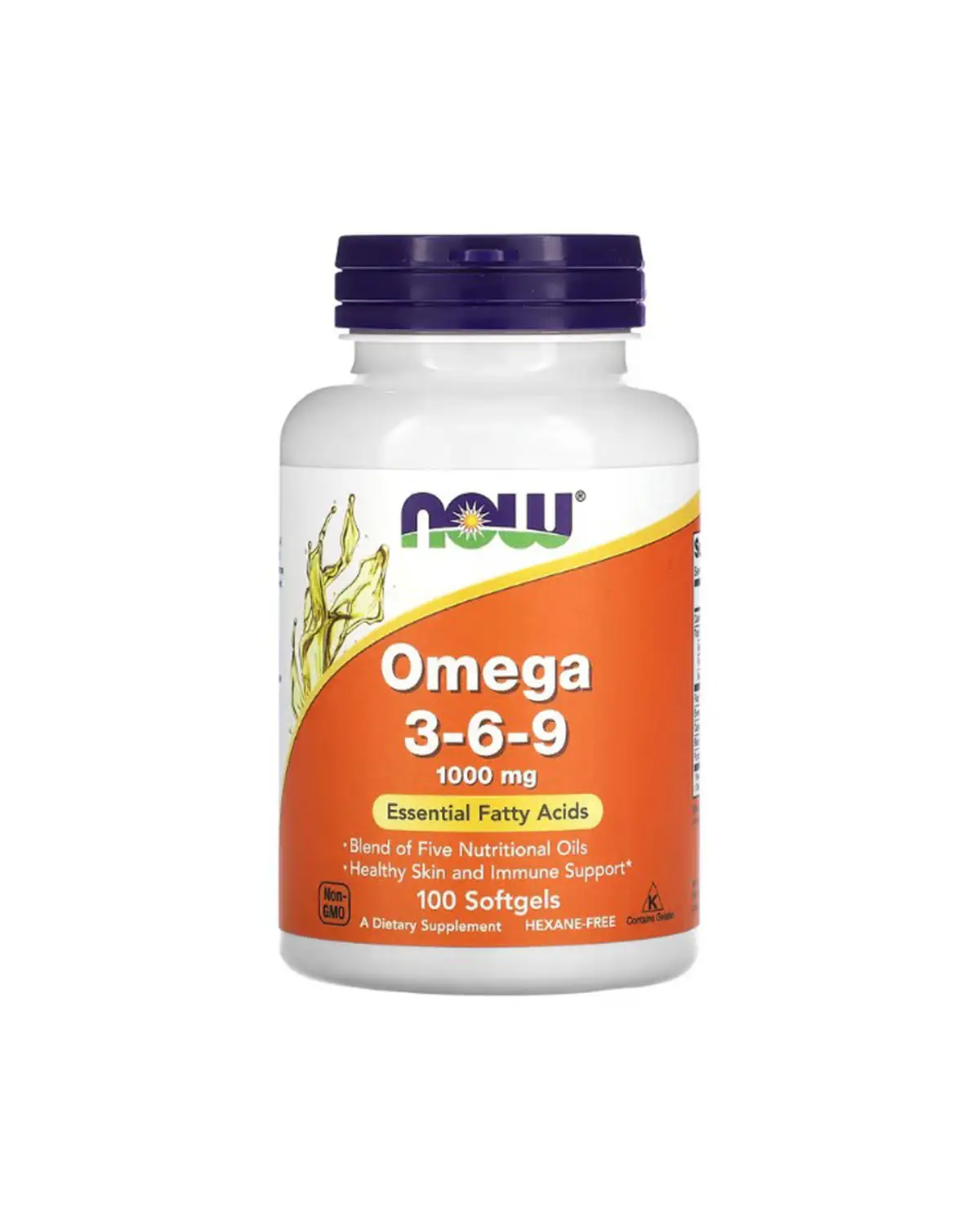 Омега 3-6-9 1000 мг - 100 кап Now Foods 20301714
