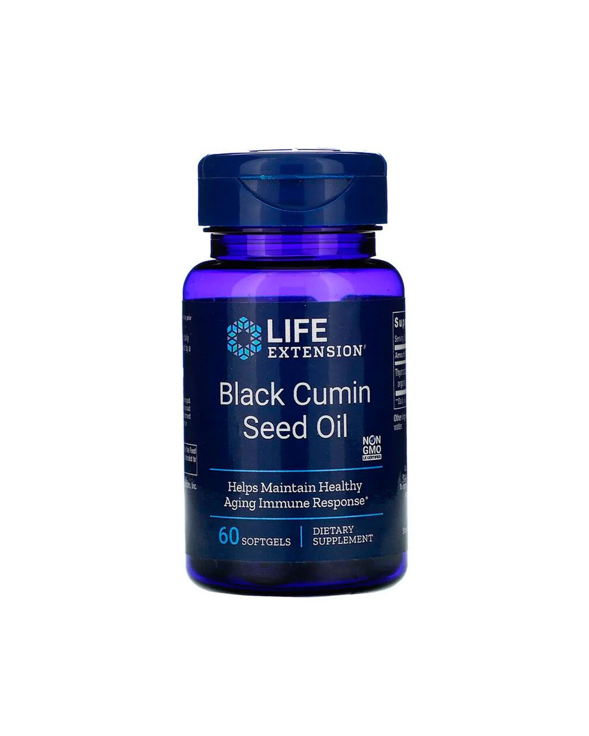 Масло черного тмина - 60 кап Life Extension 20400053