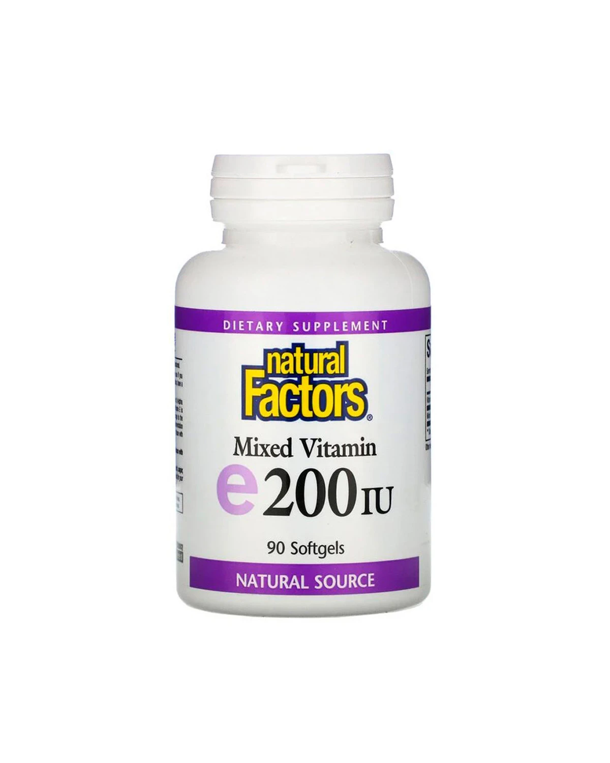 Витамин E 200 МЕ - 90 кап Natural Factors 20400085