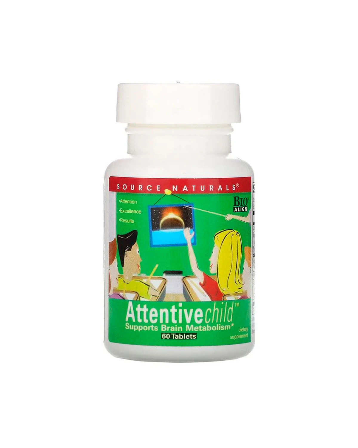 Внимательный ребенок - 60 таб Source Naturals 20400165