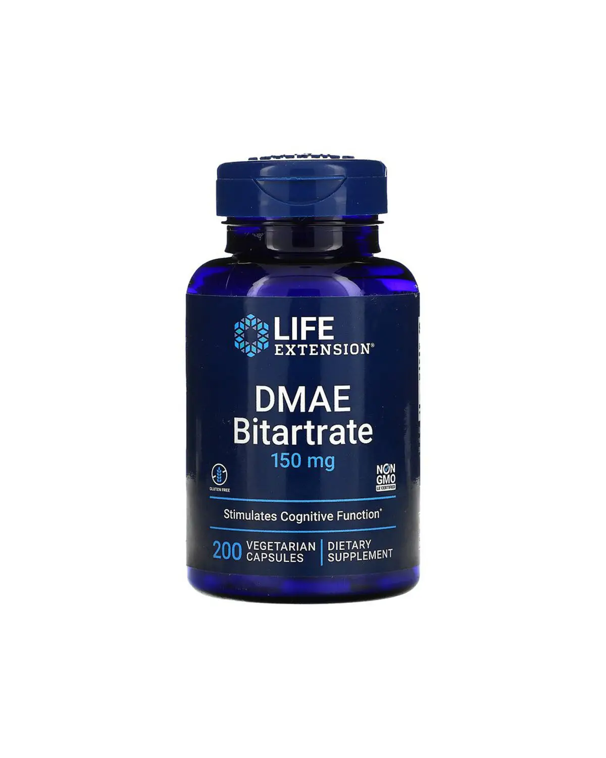 ДМАЕ бітартрат 150 мг - 200 кап Life Extension 20400237